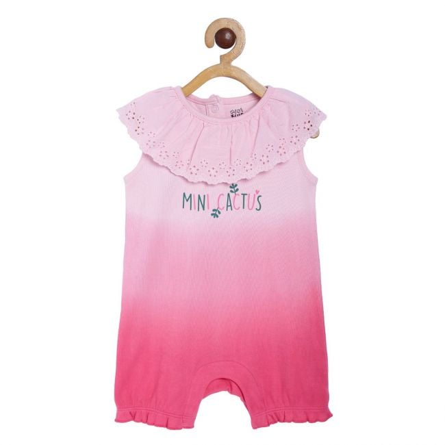 Pack of 1 romper - pink