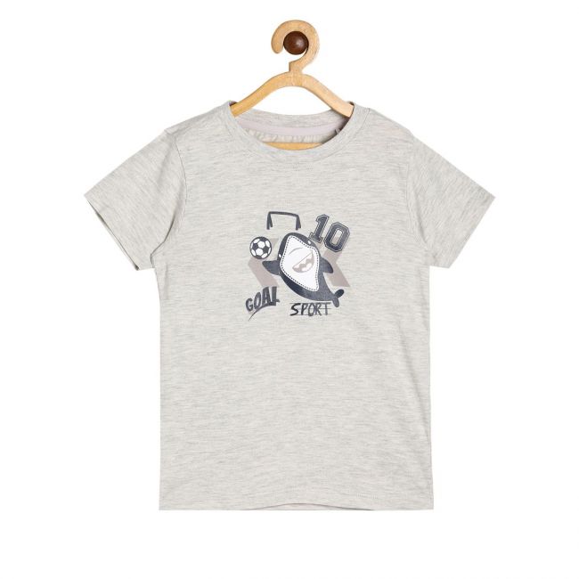 Boys Marshmallow Single T-Shirt