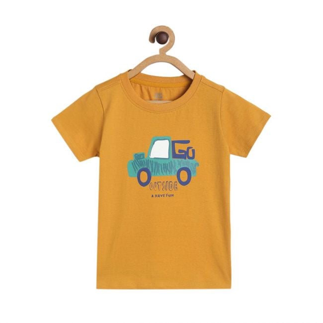 Boys Yellow Single T-Shirt