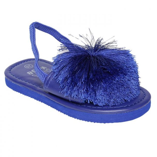 Girls Blue Hardsole Sandal 
