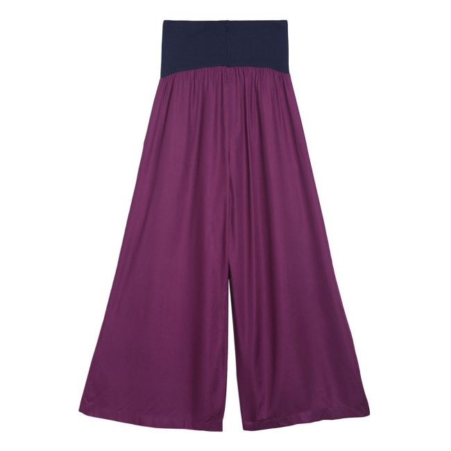 Pack of 1 woven pant with tummy tucker - purple