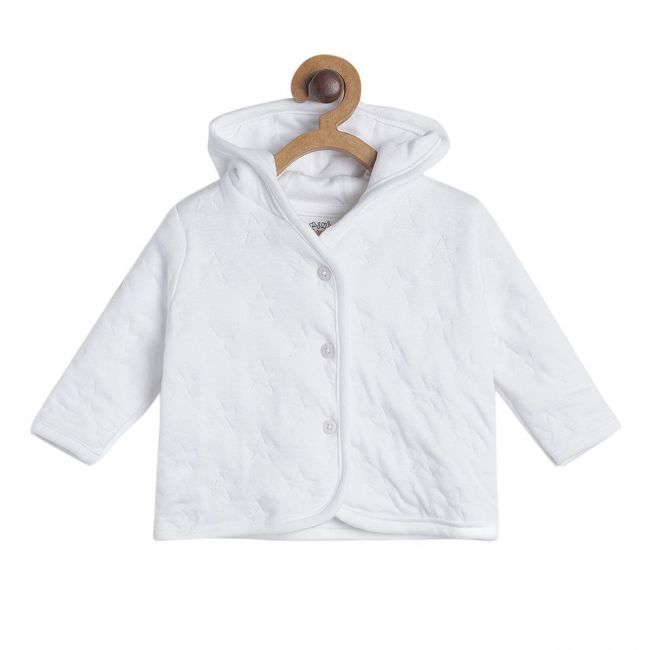 Pack of 1 knit jacket - white