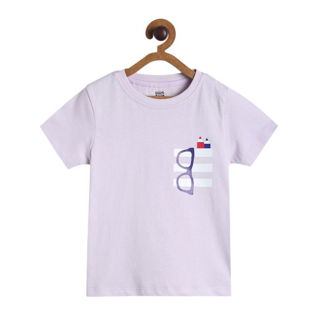 Pack of 1 knit t-shirt - pink