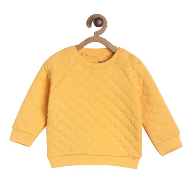 Pack of 1 knit sweat shirt - yellow