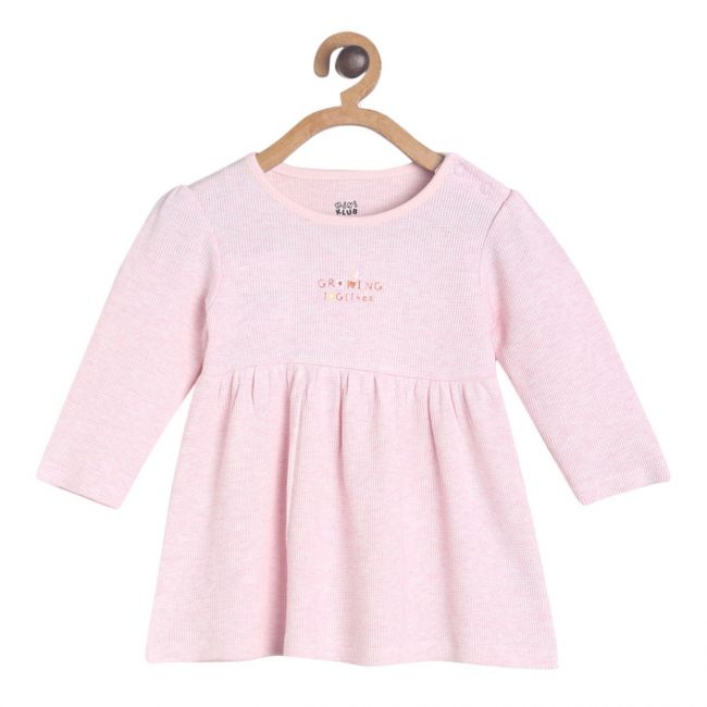 Pack of 1 knit dress - pink