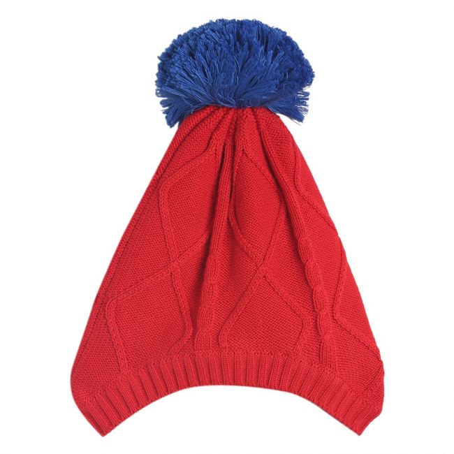 Christmas Boys Red True Knit  Cap