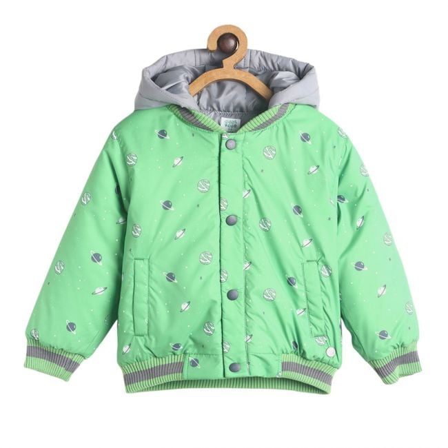 Pack of 1 hooded jacket - green