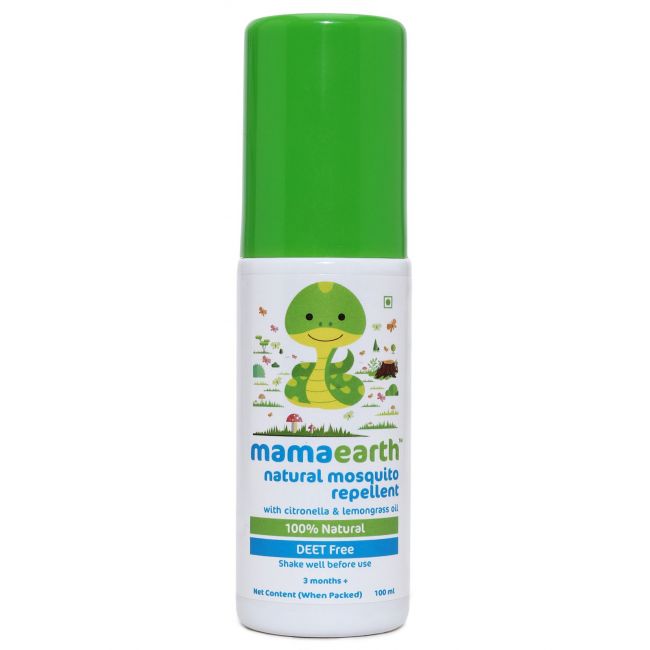 Mamaearth Natural Mosquito Repellent Spray With Lemongrass Oil - 100 ml