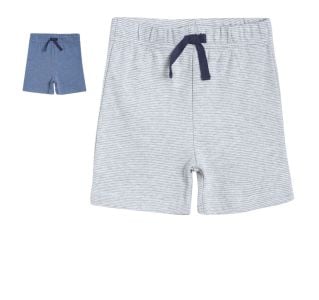 Boys Blue/Grey 3 Pack Shorts