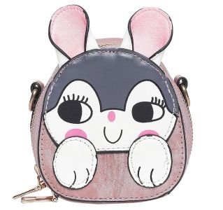 Girls Pink Kitty Sling Bag
