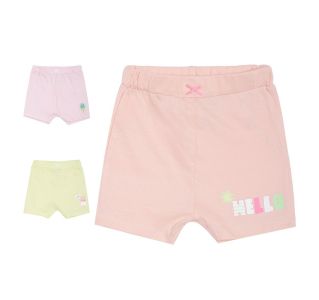 Pack of 3 shorts - coral red