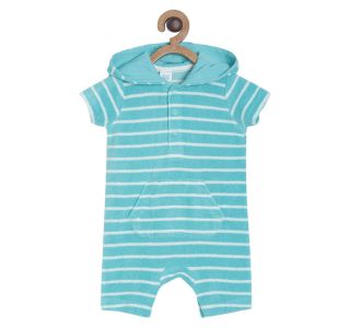 Pack of 1 romper - turquoise blue