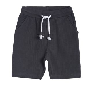 Pack of 1 knit shorts - black