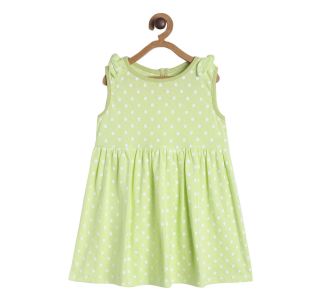 Pack of 1 knit dress - neon green