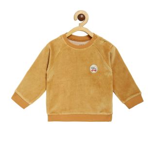 Pack of 1 knit sweat shirt - brown
