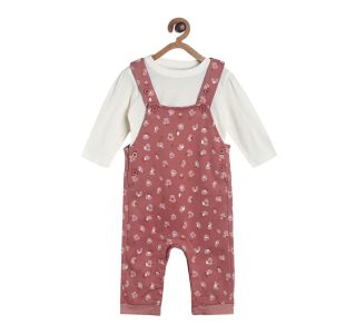 Pack of 2 dungaree set - rust