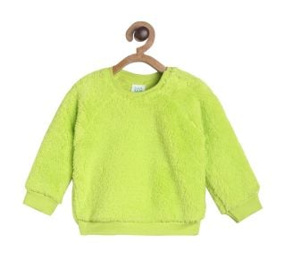 Pack of 1 knit sweat shirt - green