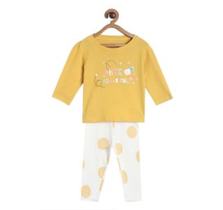 Pack of 2 top and legging set - yellow