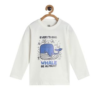 Pack of 1 knit t-shirt - offwhite