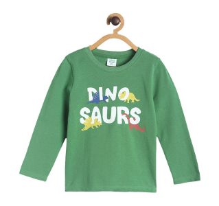 Pack of 1 knit t-shirt - green