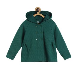 Pack of 1 knit hooded jacket - green