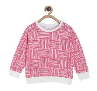 Pack of 1 knit sweat shirt - pink